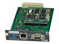 MGE SNMP/Web Card - Adapter för administration på distans - 100Mb LAN, RS-232 - 100Base-TX - grå - för Eaton Upsilon STS; Comet 3000, S31; Galaxy 3000, 5000; MGE UPS Galaxy 4000, 5000 66074