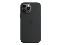 Apple - Baksidesskydd för mobiltelefon - med MagSafe - silikon - midnatt - för iPhone 13 Pro Max MM2U3ZM/A