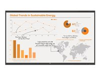 LG CreateBoard 65TR3PN - 65" Diagonal klass TR3PN Series LED-bakgrundsbelyst LCD-skärm - utbildning/företag - med touchscreen (multi touch) / 8 microphones - Android - 4K UHD (2160p) 3840 x 2160 - Direct LED - svart 65TR3PN-B