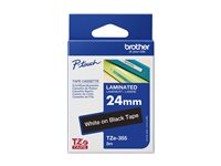 Brother TZe-355 - Standardlim - vitt på svart - Rulle ( 2,4 cm x 8 m) 1 kassett(er) bandlaminat - för Brother PT-D600; P-Touch PT-3600, D800, E550, E800, P750, P900, P950; P-Touch EDGE PT-P750 TZE355