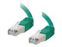 C2G - Patch-kabel - RJ-45 (hane) till RJ-45 (hane) - 50 m - STP - CAT 5e - formpressad, tvinnad - grön 83839