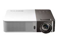 BenQ GP20 - DLP-projektor - LED - bärbar - 3D - 700 ANSI lumen - WXGA (1280 x 800) - 16:10 - 720p 9H.J3H77.17E