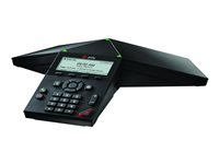 Poly Trio 8300 - VoIP-konferenstelefon - med Bluetooth interface - 3-riktad samtalsförmåg - SIP, SRTP, SDP - 3 linjer - svart - offentliga sektorn GSA - TAA-kompatibel 849A2AA#AC3