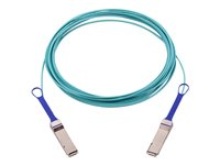 NVIDIA - 100GBase-AOC direktanslutningskabel - QSFP till QSFP - fiberoptisk - Active Optical Cable (AOC), halogenfri 980-9I13O-00E010