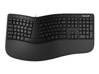 Microsoft Ergonomic Keyboard - Tangentbord - USB - nordisk - svart LXM-00009