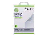 Belkin Screen Guard Transparent Screen Protector - Skärmskydd för mobiltelefon - transparent (paket om 3) - för HTC One F8M578VF3