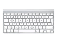 Apple Wireless Keyboard - Tangentbord - Bluetooth - svensk - vit, eloxerad aluminium MC184S/B