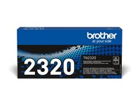 Brother TN2320 - Svart - original - tonerkassett - för Brother DCP-L2500, L2520, L2560, HL-L2300, L2340, L2360, L2365, MFC-L2700, L2720, L2740 TN2320