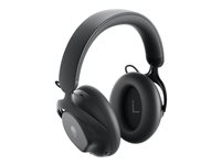Alienware Pro Wireless Gaming Headset - Headset - fullstorlek - Bluetooth/radiofrekvens 2,4 GHz - trådlös, kabelansluten - aktiv brusradering - USB - Dark Side of the Moon PRO-HS-G-DEAM