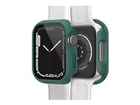 OtterBox Eclipse - Skydd främre hölje för smartwatch - med skärmskydd - get your greens (grön) - för Apple Watch (45 mm) 77-93675