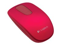 Logitech Zone Touch Mouse T400 - Mus - optisk - 3 knappar - trådlös - 2.4 GHz - trådlös USB-mottagare 910-003672