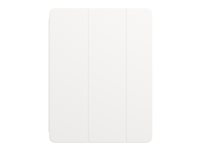 Apple Smart - Vikbart fodral för surfplatta - polyuretan - vit - 12.9" - för 12.9-inch iPad Pro (3:e generationen, 4:e generation, 5:e generation) MJMH3ZM/A