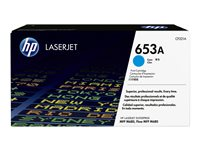 HP 653A - Cyan - original - LaserJet - tonerkassett (CF321A) - för Color LaserJet Enterprise MFP M680; LaserJet Enterprise Flow MFP M680 CF321A