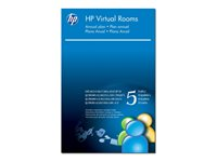 HP Virtual Rooms - Licens (1 år) - värd med upp till 5 deltagare - UNIX, Win, Mac - för HP 100B; Elite 7300; Pro 3300, 3305 WF722A