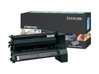Lexmark - Extra lång livslängd - svart - original - tonerkassett LCCP, LRP - för Lexmark C782dn, C782dtn, C782n, X782e, X782e MFP, X782e Page Plus Solution C782X1KG