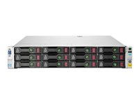HPE StoreVirtual 4530 - Hårddiskarray - 5.4 TB - 12 fack ( SAS-2 ) - 12 x HDD 450 GB - iSCSI (1 GbE), iSCSI (10 GbE) (extern) - kan monteras i rack - 2U B7E25A