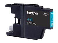 Brother LC1220C - Cyan - original - blister med akustiskt/elektromagnetiskt larm - bläckpatron - för Brother DCP-J525, DCP-J725, DCP-J925, MFC-J430, MFC-J625, MFC-J825; MyMio MFC-J825 LC1220CBPDR