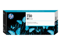 HP 730 - 300 ml - hög kapacitet - grå - original - DesignJet - bläckpatron - för DesignJet SD Pro MFP, T1600, T1600dr, T1700, T1700dr, T1708, T1708dr, T2600, T2600dr P2V72A