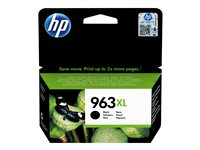 HP 963XL - 47.86 ml - Lång livslängd - svart - original - bläckpatron - för Officejet Pro 9010, 9012, 9014, 9015, 9016, 9019, 9020, 9022, 9025 3JA30AE#301
