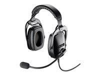 Poly SHR 2072-01 - Headset - fullstorlek - fäste för öronmuffar - kabelansluten - Quick Disconnect 8K7C3AA#AC3