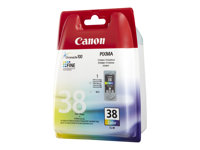 Canon CL-38 - 9 ml - färg (cyan, magenta, gul) - original - bläckpatron - för PIXMA iP1800, iP1900, iP2500, iP2600, MP140, MP190, MP210, MP220, MP470, MX300, MX310 2146B001