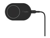 Belkin BoostCharge - Trådlös laddningshållare för bil + bilströmsadapter - 10 Watt - svart - för Apple iPhone 12, 12 mini, 12 Pro, 12 Pro Max, 13, 13 mini, 13 Pro, 13 Pro Max WIC004BTBK
