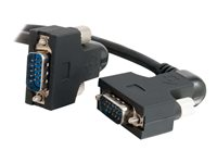 C2G VGA270 UXGA Monitor Cable - VGA-kabel - HD-15 (VGA) (hane) till HD-15 (VGA) (hane) - 2 m - tumskruvar 81152