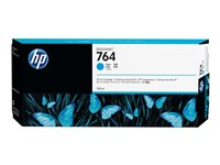 HP 764 - 300 ml - cyan - original - bläckpatron - för DesignJet T3500 Production eMFP C1Q13A