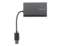 Targus - Hubb - 3 x SuperSpeed USB 3.0 + 1 x 10/100/1000 - skrivbordsmodell ACH122EUZ