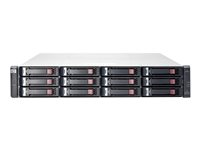 HPE Modular Smart Array 2040 SAS Dual Controller LFF Storage - Hårddiskarray - 12 fack ( SAS-2 ) - SAS 12Gb/s (extern) - kan monteras i rack - 2U C8S54A