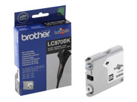 Brother LC970BK - Svart - original - bläckpatron - för Brother DCP-135C, DCP-150C, DCP-153C, DCP-157C, MFC-235C, MFC-260C LC970BK