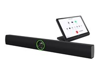 Crestron Flex UC-B70-A-Z-I - För zoomningsrum - lösning för stora konferensrum (pekskärmskonsol, videofält) - svart, smooth black UC-B70-A-Z-I