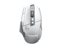 Logitech G G502 X - Mus - optisk - kabelansluten - USB - vit 910-006146