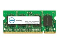 Dell - DDR2 - modul - 1 GB - SO DIMM 200-pin - 800 MHz / PC2-6400 - ej buffrad - icke ECC - för Inspiron Mini 10 1012, Mini 10v 1011; Latitude D630; Studio 15XX; XPS M1210 A6993731