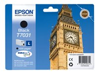 Epson T7031 - 24 ml - L-storlek - svart - original - blister - bläckpatron - för WorkForce Pro WP-4015, WP-4025, WP-4095, WP-4515, WP-4525, WP-4535, WP-4545, WP-4595 C13T70314010