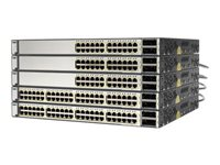 Cisco Catalyst 3750E-48TD - Switch - L3 - Administrerad - 48 x 10/100/1000 + 2 x X2 - rackmonterbar WS-C3750E-48TD-E