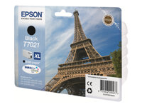 Epson T7021 - 45.2 ml - XL-storlek - svart - original - blister - bläckpatron - för WorkForce Pro WP-4015, WP-4025, WP-4095, WP-4515, WP-4525, WP-4535, WP-4545, WP-4595 C13T70214010