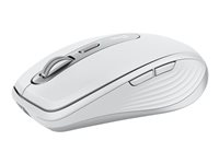 Logitech MX Anywhere 3 for Mac - Mus - laser - 6 knappar - trådlös - Bluetooth - trådlös USB-mottagare - blekgrå 910-005991