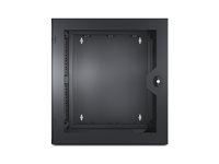 APC NetShelter WX - Rack - väggmontering - svart - 13U - 19" - för P/N: SUA1000RM2U, SUA1000RM2U-TU, SUA1000RMI2U AR100HD