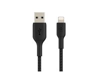 Belkin BOOST CHARGE - Lightning-kabel - Lightning hane till USB hane - 1 m - svart CAA002BT1MBK