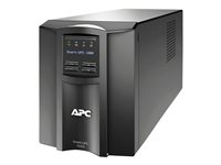 APC Smart-UPS SMT1000IC - UPS - AC 220/230/240 V - 700 Watt - 1000 VA - RS-232, USB - utgångskontakter: 8 - svart - med APC SmartConnect SMT1000IC