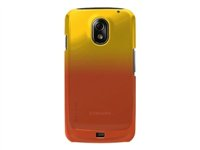 Belkin Essential 063 - Fodral för mobiltelefon - polykarbonat - säkerhetsorange, gyllene trädgårdar - för Samsung Galaxy Nexus F8M279CWC02