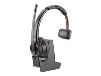 Poly Savi 8210-M - Savi 8200 series - headset - på örat - DECT / Bluetooth - trådlös - svart - Zoomcertifierad, Certifierad för Microsoft-teams 8D3F1AA