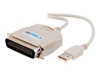 C2G USB to IEEE-1284 Printer Cable - Parallell adapter - USB - IEEE 1284 - beige 81626