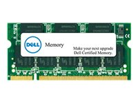 Dell - DDR3 - modul - 2 GB - SO DIMM 204-pin - 1600 MHz / PC3-12800 - 1.5 V - ej buffrad - icke ECC - för Inspiron 14 3421, 15, 17R 57XX, 17R 7720; Latitude E6330; OptiPlex 9010; Vostro 24XX A6994442