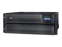 APC Smart-UPS - UPS (kan monteras i rack) - Ac 100/110/120/127 V - 2700 Watt - 2880 VA - 1 x batteri - USB, serial - utgångskontakter: 3 - 4U - svart - TAA-kompatibel SMX3000RMX93