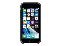 Apple - Baksidesskydd för mobiltelefon - silikon - svart - för iPhone 7, 8, SE (3rd generation), SE (andra generationen) MXYH2ZM/A