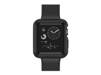 OtterBox EXO EDGE - Stötsskydd för smartwatch - polykarbonat, TPE - svart - för Apple Watch (38 mm) 77-63617