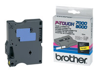 Brother - Svart, gul - Rulle (0,9 cm x 15,2 m) 1 kassett(er) bandlaminat - för P-Touch PT-7000, PT-8000, PT-PC TX621