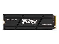 Kingston FURY Renegade - SSD - 1 TB - inbyggd - M.2 2280 - PCIe 4.0 x4 (NVMe) - integrerad kylfläns SFYRSK/1000G